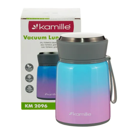 Термос харчовий 530мл з нерж.сталі KAMILLЕ 2096 Житомир - фото 7