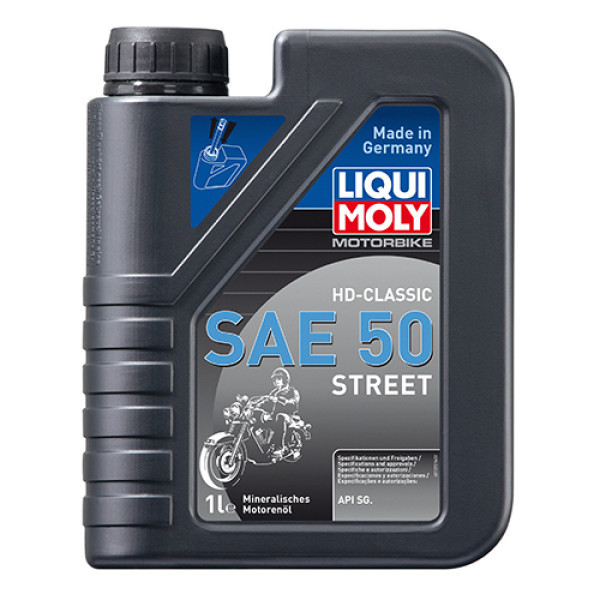 LIQUI MOLY Олива для 4-тактних двигунів - Motorbike HD Classic SAE 50 Street 1л. Коломыя - изображение 1