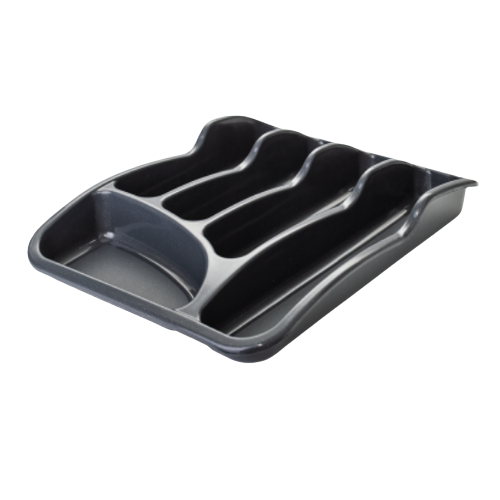 Лоток для столового приладдя пластик граніт Алеана Житомир - фото 1