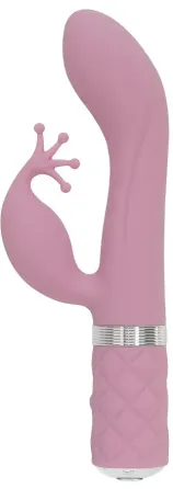 Розкішний вібратор-кролик Pillow Talk - Kinky Pink з кристалом Сваровські, потужний Львів