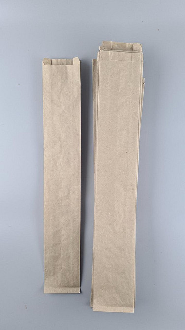 Паперові пакети саше крафт бурей, 90х40х570, 40 г/м2 (100 шт.) Харків - фото 1