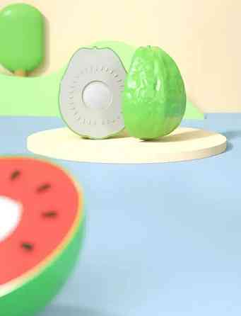 Набор фруктов пластиковых для детей, набор юных кулинаров + корзинка и столовые приборы,17 предметов Каменец-Подольский