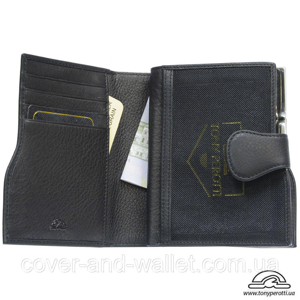 Вертикальний жіночий гаманець із натуральної шкіри середнього розміру Tony Perotti Contatto 2656 Київ - фото 8