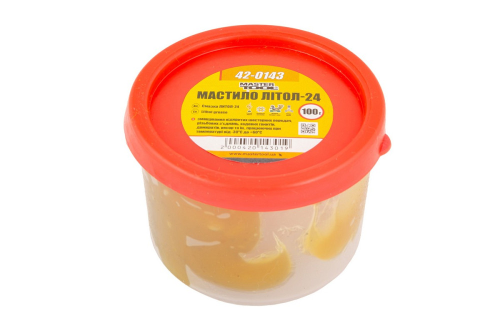 Мастило MASTERTOOL Літол-24 100 г 42-0143 Коломия - фото 2