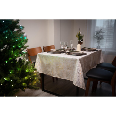 Скатерть Ardesto Shine 100% полиэстер, золотистый 120х140 см (ART07SG) Винница - изображение 9