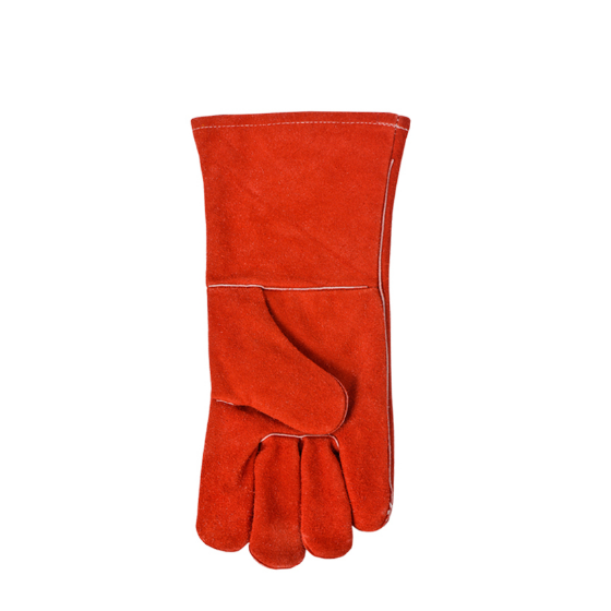 Рукавички 3850 краги зварювальні шкіряний спилок з підкладкою р.10(XL) червоний ДКГ Житомир - фото 4