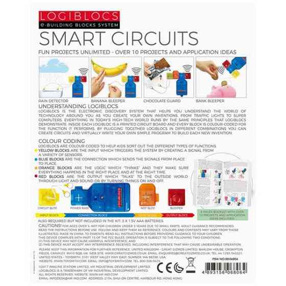 Електронний конструктор 4M Logiblocs Розумні схеми 4 модулі 10 проектів (00-06806) Харків