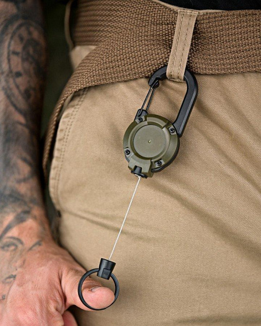 Ретрактор — висувний карабін із тросом ПП7826 Одеса - фото 1