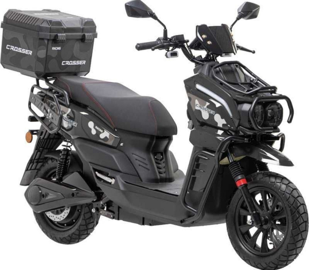 Электроскутер Crosser CR-21 2500W (графеновые акб 72V/35Ah) - Черный. Харьков - изображение 2