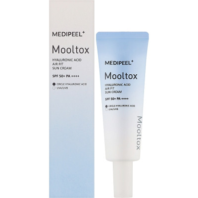 Средство от загара Medi-Peel Hyaluronic Acid Mooltox Air Fit Sun Cream SPF 50+ PA++++ 50 мл (8809941822199) Винница - изображение 2