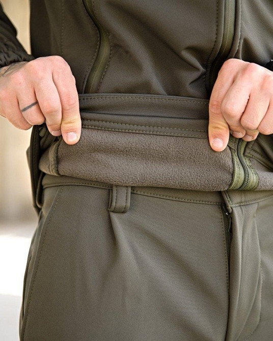 Тактичний костюм софтшел REVIVAL олива НП4862 Одеса - фото 6