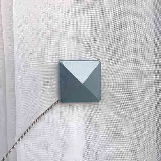 Магниты для штор и гардин Квадрат набор 2 шт Голубой (81-131) Киев