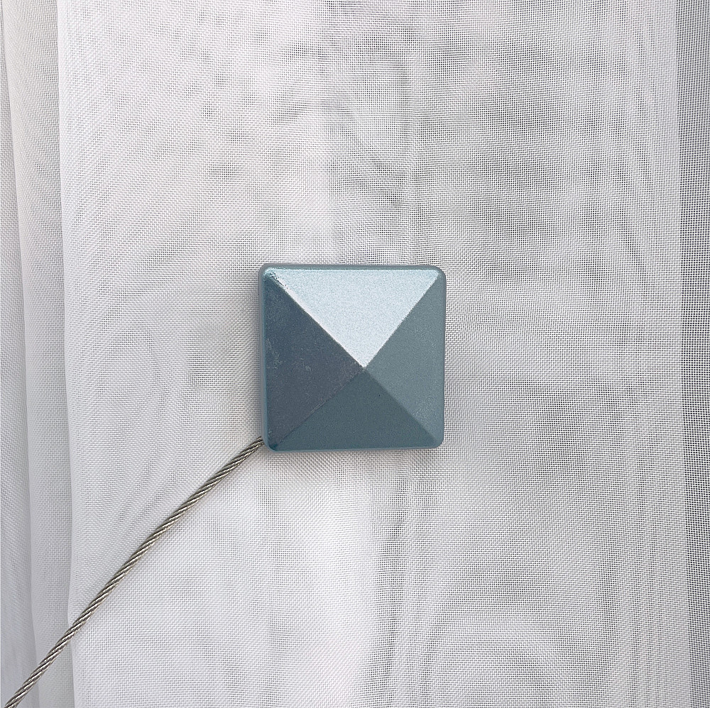 Магниты для штор и гардин Квадрат набор 2 шт Голубой (81-131) Киев - изображение 4