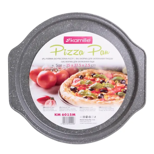 Форма для випікання піци 35*33,5*2,5см вуглецева сталь 6015M KAMILLE Житомир - изображение 2