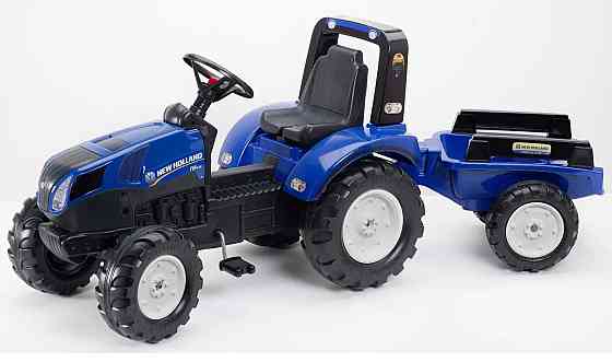 Дитячий педальний трактор New Holland Falk 3090B на педалях для дітей Київ