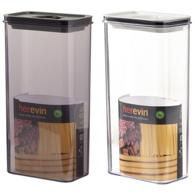 Пищевой контейнер Herevin Canister-Vacuum Lid-White-Black вакумна кришка 3 л (161194-000) Винница - изображение 1