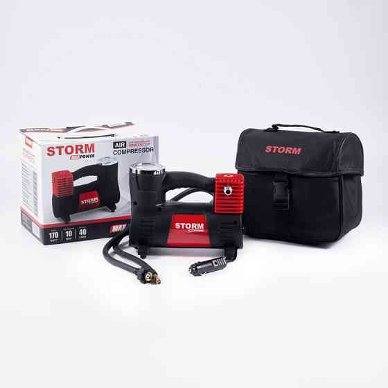 Компресор автомобільний Storm Max Power 10Атм 40л/хв 170Вт Львів