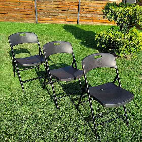 Складний стілець 46х52х79см Чорний SW-00001608 Київ