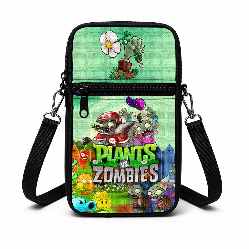 Сумка-чохол для телефону Plants vs. Zombies дитяча сумка через плече, водонепроникна міні-сумка (4980) Київ - фото 1