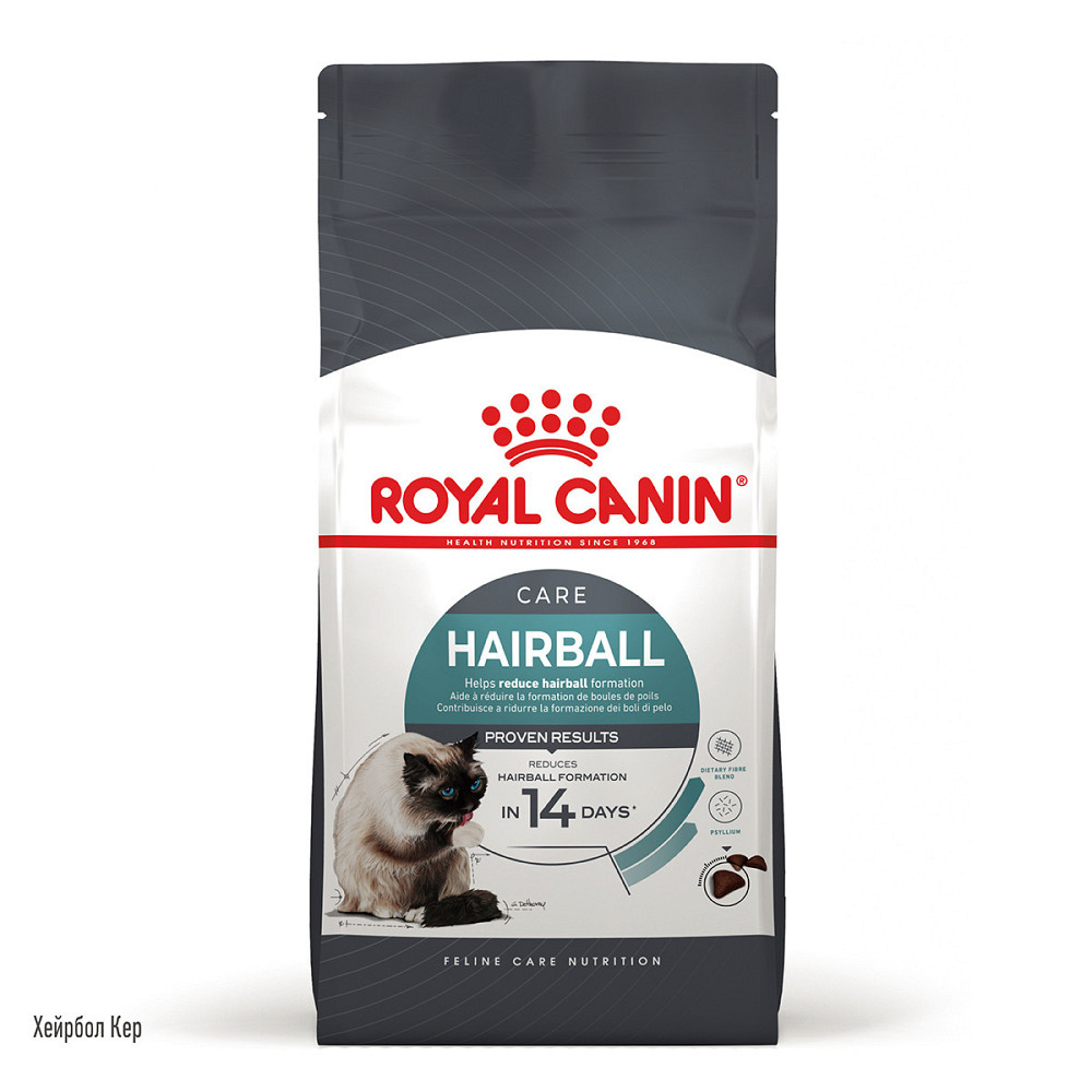 Корм для котів ROYAL CANIN HAIRBALL CARE 0.4 кг, рекомендований для виведення грудок шерсті Київ - фото 1