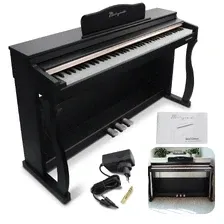 Піаніно (синтезатор) Mielczewski Pianino cyfrowe ze statywem 88 dynamicznych klawiszy NOCTURNO czarne Київ
