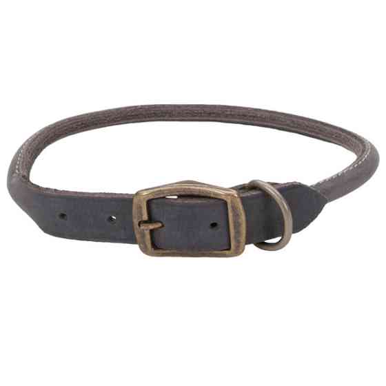 Coastal Circle-T Round Dog Collar КОСТАЛ СЕРКЛ-Т круглый кожаный ошейник для собак, 1.2х50см Киев
