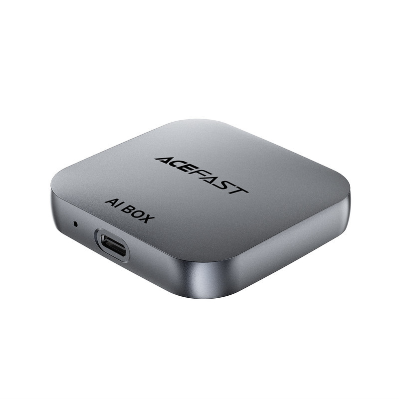 Адаптер ACEFAST QC2 AI Box CarPlay wireless adapter for car Metal Gray Одеса - фото 4
