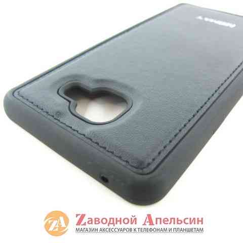 Samsung A710 2016 чехол кожа Momax black Одесса