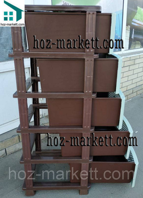 Пластиковий комод на 5 ящиків Харків - фото 7