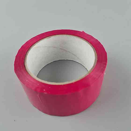 Упаковочный скотч Розовый 38мк 45мм 80метров  