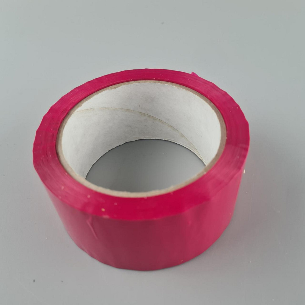 Упаковочный скотч Розовый 38мк 45мм 80метров  