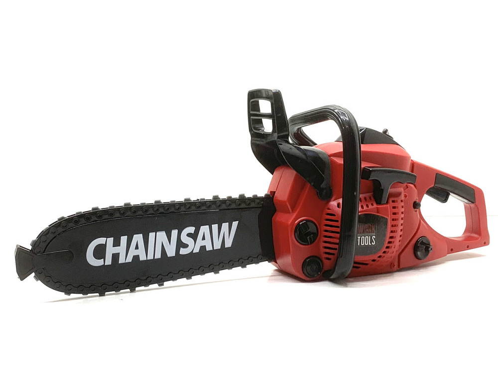 Бензопила іграшкова рухлива стрічка звук Червона (OYG603) Чернігів - фото 4