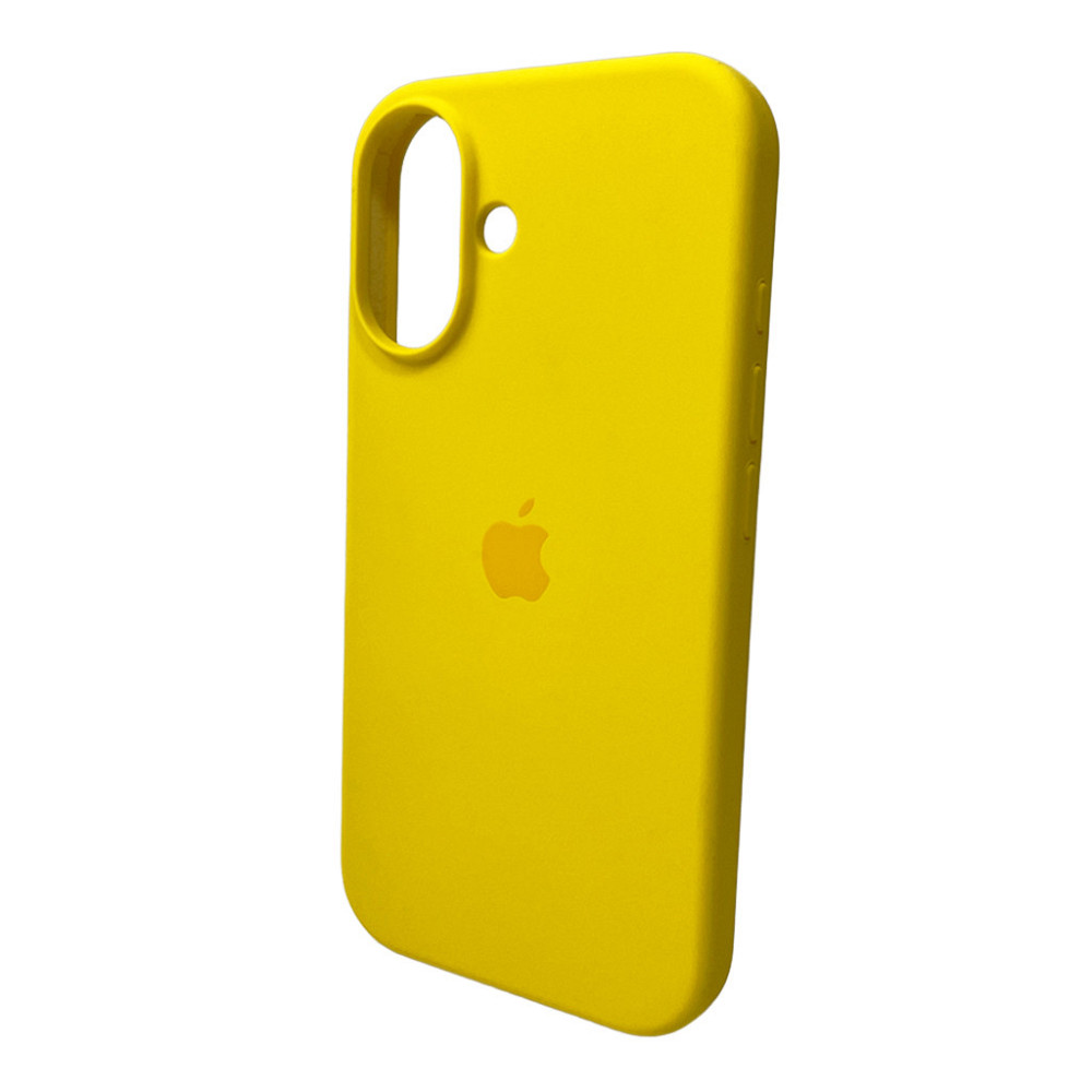 Чехол для iPhone 16, силиконовый, ярко-желтый Киев - изображение 6