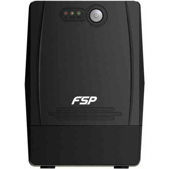 ДБЖ FSP Fortron FP1000, 1000ВА/600Вт, Line-Int, CE, IEC*4+USB+USB cable, Black (PPF6000615) Київ