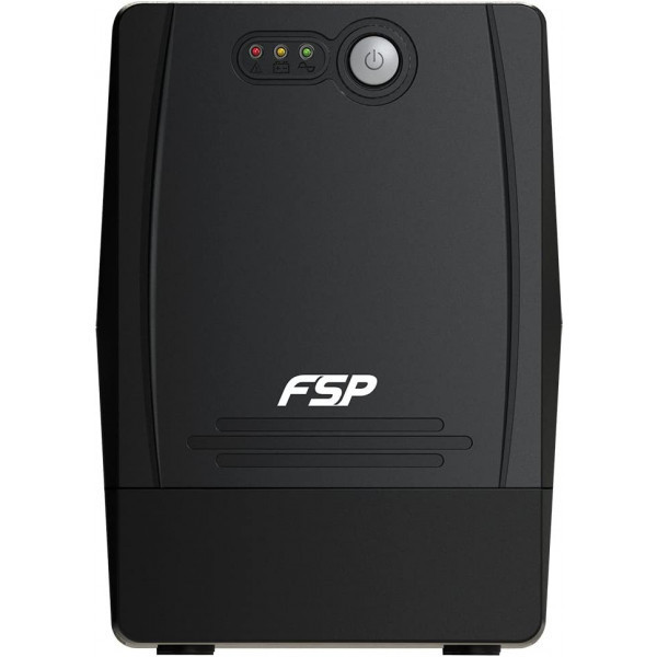 ДБЖ FSP Fortron FP1000, 1000ВА/600Вт, Line-Int, CE, IEC*4+USB+USB cable, Black (PPF6000615) Киев - изображение 1