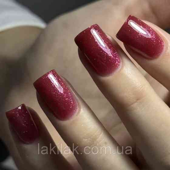 Гель для нарощення нігтів D.I.S Nails HARD Shimmer Wine 28мл Херсон