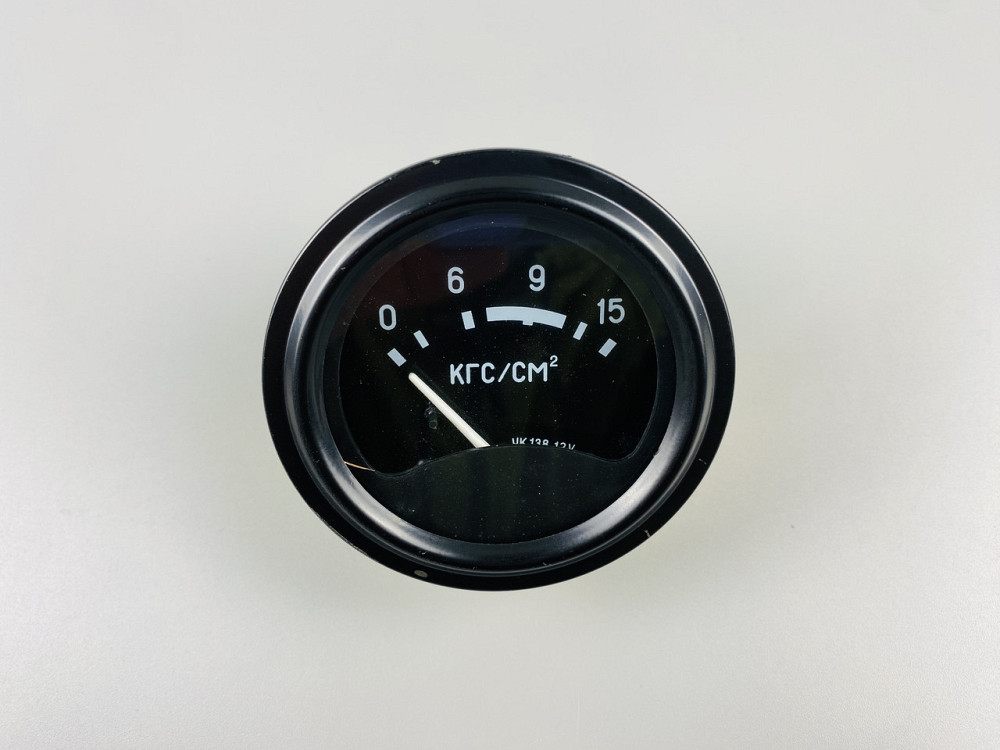 Покажчик тиску масла двигуна механічний 0-15 атм 12В під датчик ММ359 або 19.3829 Мукачево - фото 1