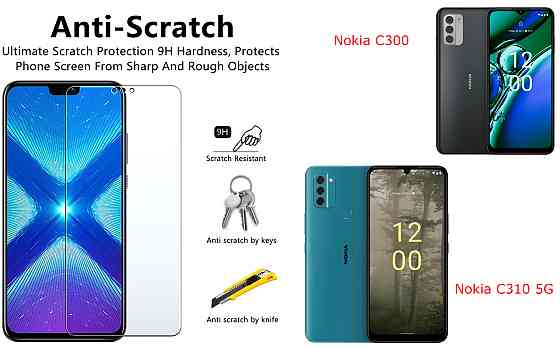 Защитное стекло NeoGlass для Nokia C300, Nokia C310 5G – ультрапрозрачное и устойчивое Киев