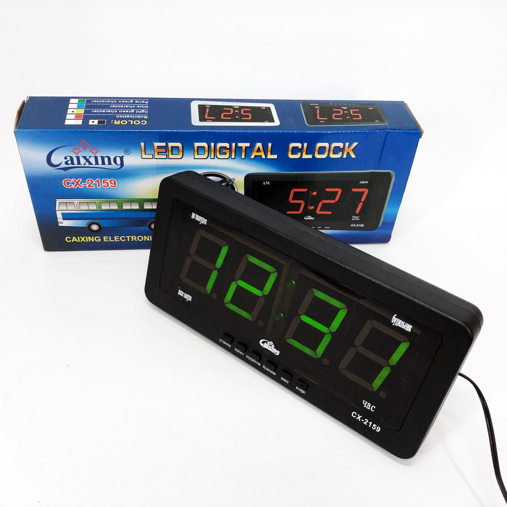 Стильные настольные часы Caixing, Электронные часы со встроенным дисплеем Классические настольные PN-14 Ивано-Франковск - изображение 2