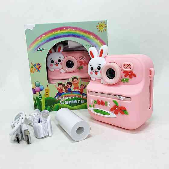 Фотоаппарат для детей настоящий, Фотокамера для детского творчества, Цифровая камера с печатью LG-41 Львов