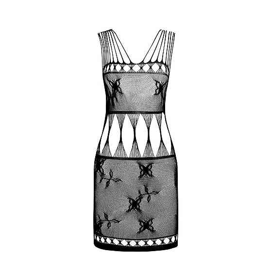 Бодістокінг мінісукня з метеликами Passion BS090 One Size black Sex Aura Київ