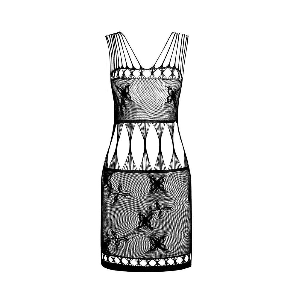 Бодістокінг мінісукня з метеликами Passion BS090 One Size black Sex Aura Київ - фото 5