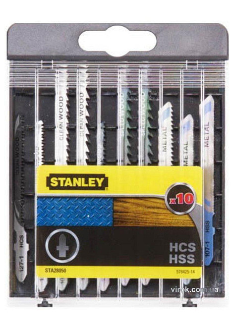 Набір полотен для електролобзика STANLEY 10 шт Одесса - изображение 1