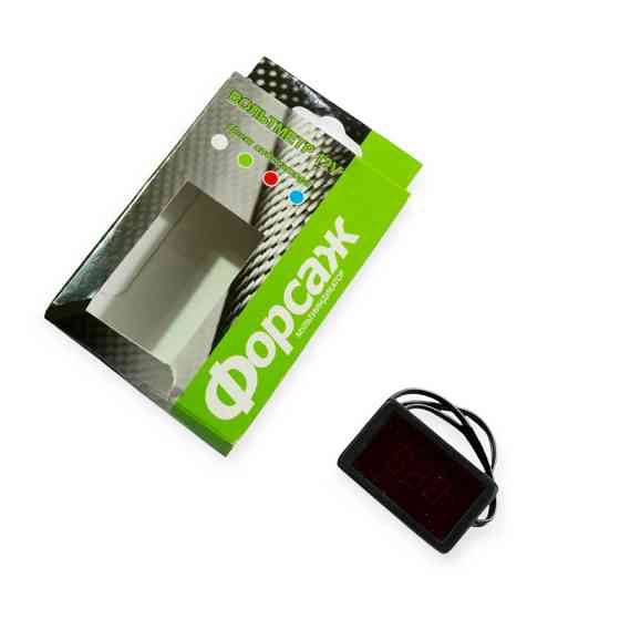 Вольтметр с дисплеем на скотче с проводом 12В Мукачево