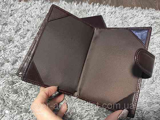 Елітний чоловічий портмоне з відділенням для документів Marco Coverna 010-807 чорний Київ