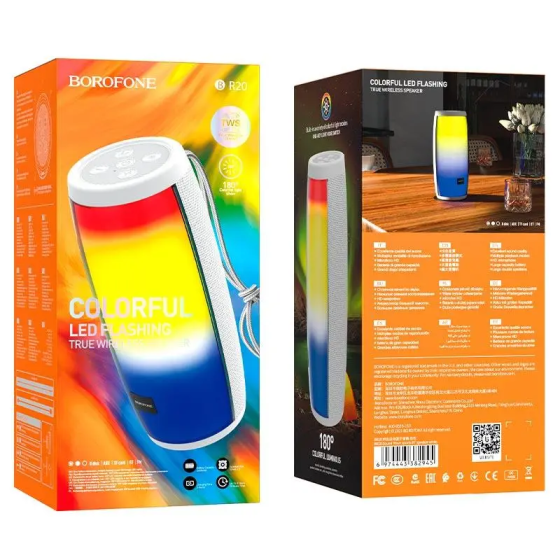 Беспроводная Bluetooth колонка Borofone BR20 Белый Винница