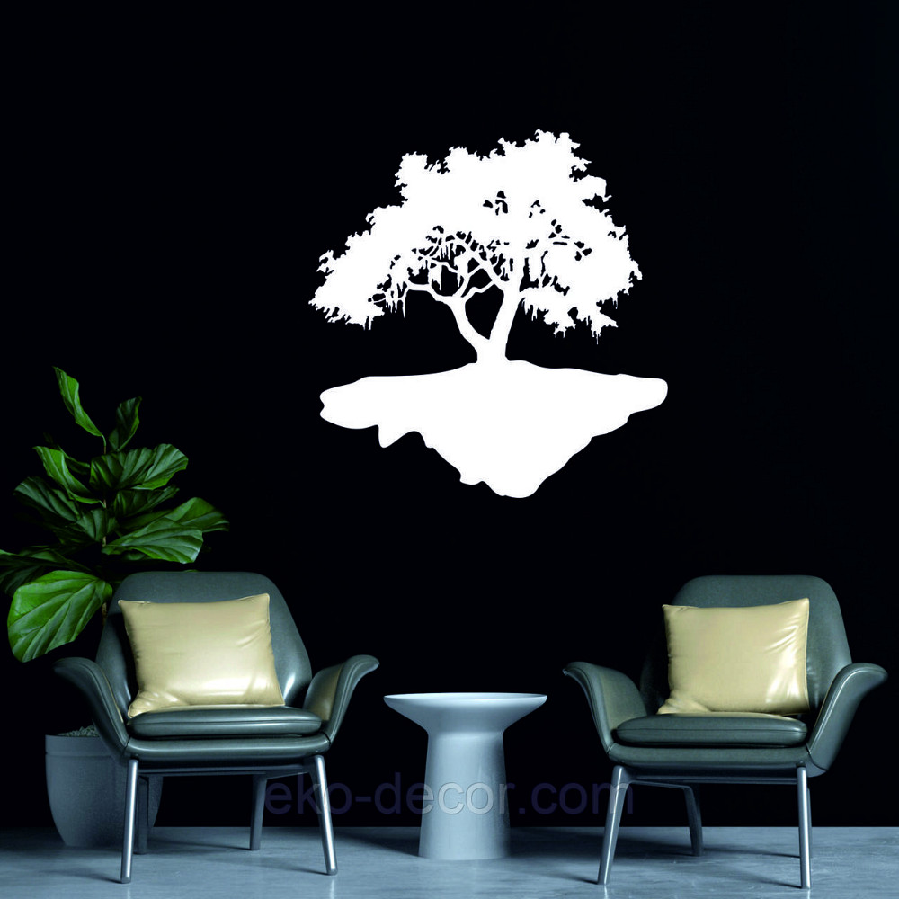 Декоративне настінне Панно «Дерево», Декор на стіну 90*87 см, Білий Київ - фото 4