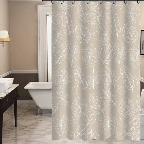 Шторка (фіранка) для душу PEVA 180*180 см, 12 кілець ZHY397-1 Житомир - изображение 1