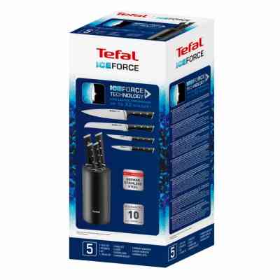Набор ножей Tefal Ice Force,у пластиковій колоді, 4шт, нержавіюча сталь, пласт (K2325S75) Винница