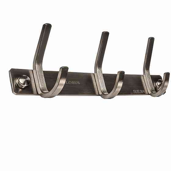 Планка з гачками Globus Lux SQ 9435-3 SUS304 Тернопіль